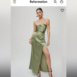 Barrow silk dress reformation